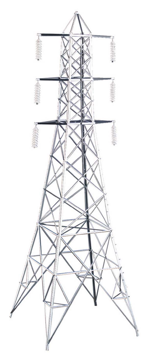 O Gauge Hi-tension Tower Set - 3 Pc. Set