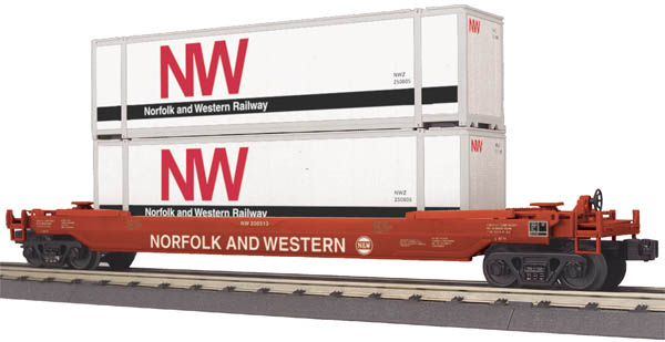 MTH30-76524 Norfolk & Western Husky Stack Car