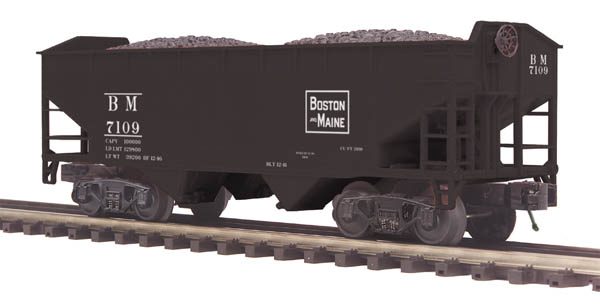 MTH O 3 Rail 70 Ton 3 Bay Hopper Cars With Coal Load Norfolk & Western for sale online 2 