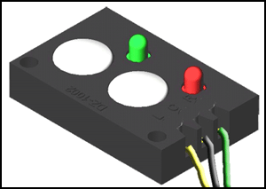 DZ-1002 Switch Controller w/red & green LED's